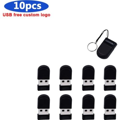 10pcs/lot Usb Flash Drive Metal Usb 2.0 Pen Drive Keychain Cle Usb Stick 4G 8GB 16G 32GB 64GB Memory Flash Stick U Disk For gift