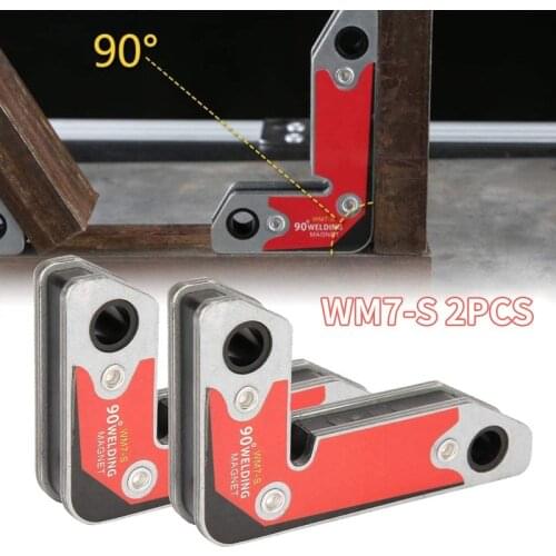 2Pcs Magnetic Holder Corner 30 60 90 Angles Magnetic Fixator Welding Magnets Internal and External Right Angle Tools