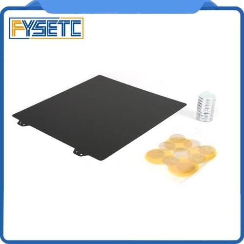 220/235/300mm Double Sided Textured PEI Spring Steel Sheet + Magnet TO Being Magnetic Hot Bed Plate For Ender-5 Anet A8