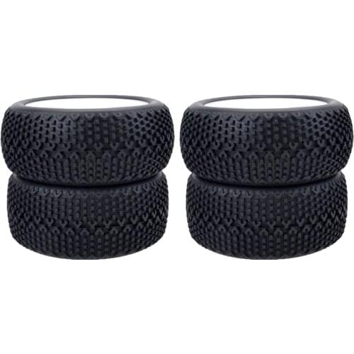 4x RC Car 1/8 Monster Truck Bigfoot Tires & 17mm HEX Wheel Rim for HPI