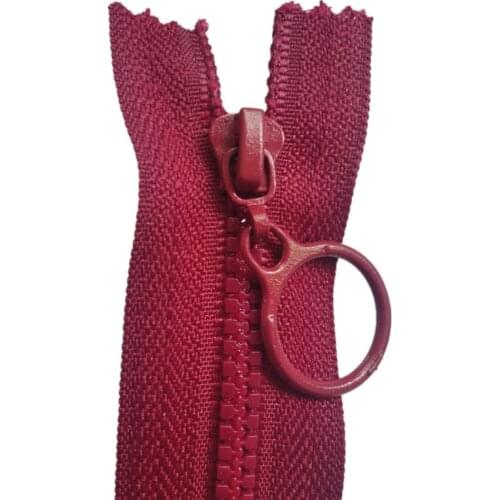 5pcs 40-70cm 3# plastic teeth resin closed tail circle slider clothing box home textile resin zipper