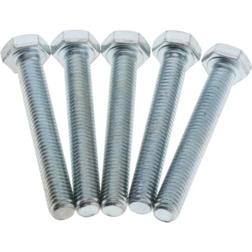 5Pack Of M8/8mm Fully Threaded Set Screw Hexagon Hex Head Bolts Screws