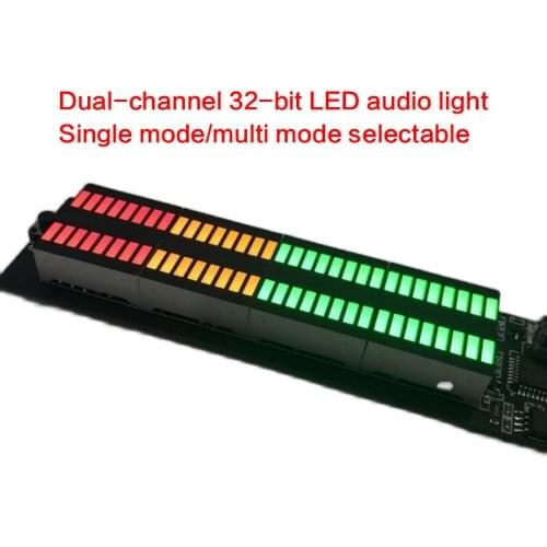 Audio Rhythm Light A-pillar Music Spectrum LED Light Volume Display Audio Power Amplifier Car Modification Level Indicator