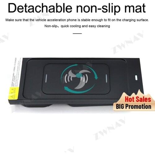 QI Car wireless charger for Volvo XC60 2018-2019/S90 2017-2019/XC90 2015-2019/V90 2016-2018 Wireless Charging Car Phone Holder