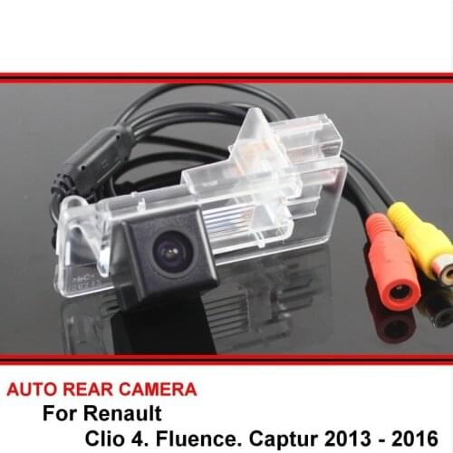 For Renault Clio 4 Fluence Captur 2013~2017 HD CCD Car Waterproof Reverse Backup Rearview Parking Rear View Camera Night Vision
