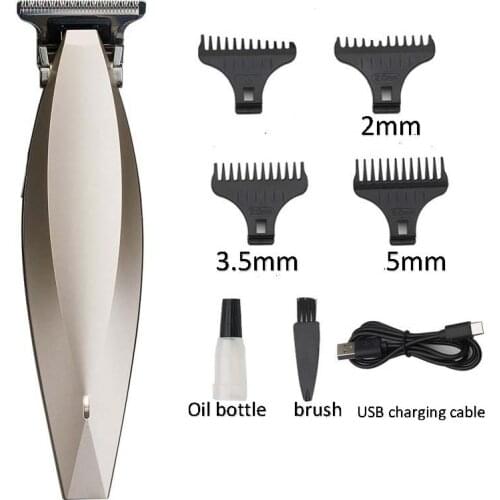 KONKA Electric Hair clipper Rechargeable Breard Trimmer Cordless Shaver Trimmer 0mm Ceram Blade Men Barber Hair Cutting Machine