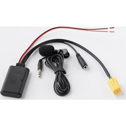 HIFI Car Audio bluetooth Cable Adapter Microphone MIC AUX IN Music for Fiat For Alfa For Lancia for Benz SMART 451