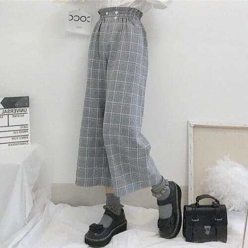 Женские брюки в клетку LuckBN China At AliExpress