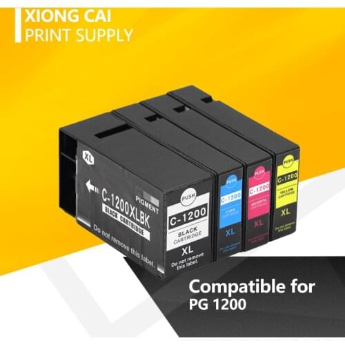 2020 new fashion Compatible for Canon PGI-1200 PGI1200 XL ink cartridge for Canon MAXIFY MB2020 MB2120 MB2320 MB2720 printer