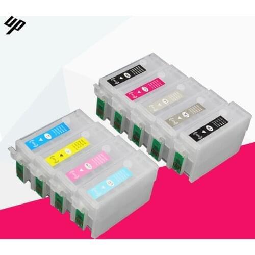 9 color New Surecolor P600 refillable ink cartridge with ARC chip for Epson P600 T7601-T7609 for Epson Surecolor SC-P600