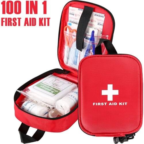 Portable First Aid Medical Kit Travel Outdoor Camping Useful Mini Medicine Storage Bag Camping Emergency Survival Bag Pill Case