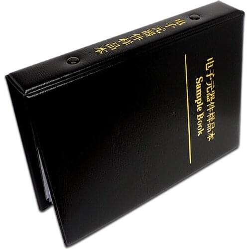 Resistor Capacitor Inductor Blank SMD Components Empty Sample Book For 0402/0603/0805/1206 Electronic Component with 20 pages