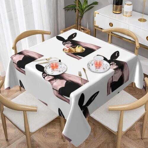 Ariana Grande Tablecloth Print Protector Table Cover Polyester Outside Wholesale Retro Table Cloth