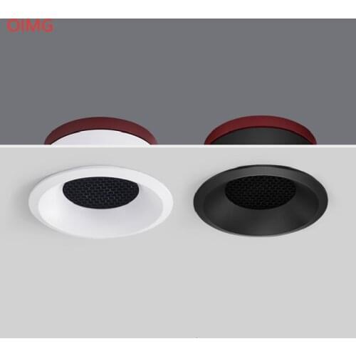 Ultra Thin Anti Glare Spot Light 18W 15W 12W 9W 7W Recessed ceiling Lamp 2021 NEW LED Downlight AC85V-265V Indoor decoration