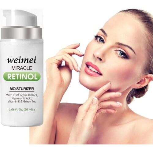 Retinol Moisturizer Cream Anti Aging Formula Reduces Wrinkles, Fine Lines Best Day and Night retinol Cream 1.7 Fl. O