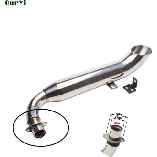 Motorcycle Stainless Steel Exhaust Muffler For Honda Z50 Bike Mini Trail 50