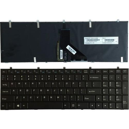 100% New Keyboard FOR Clevo CLEOVO W370ET W350ET W350 W370 W655 W670 US laptop keyboard Backlit
