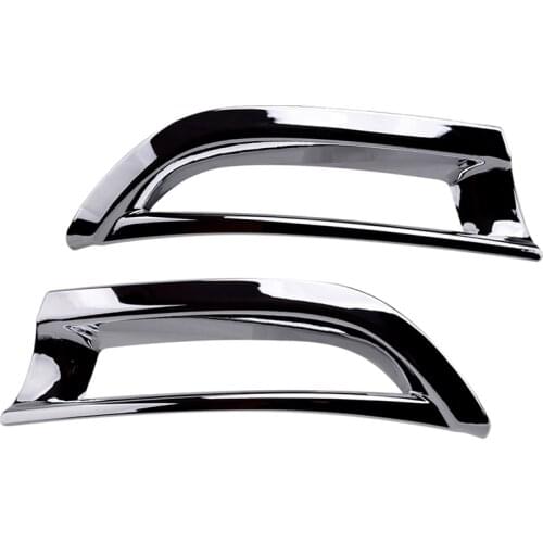 2PCS Car ABS Chrome Rear Fog Light Lamp Cover Trim for Honda CR-V 2012-2014