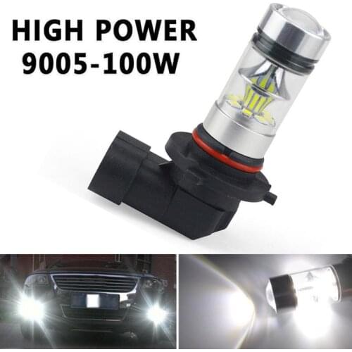 2323 LED Driving Bulb DRL Daytime Running Light Car Fog light 1pc 9005 HB3 100W 6000K Super White Fog Light
