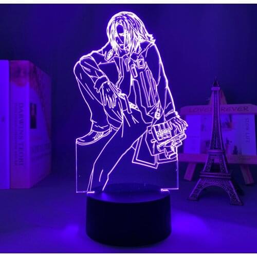 3d Led Light Guilty Crown Gai Tsutsugami Figure for Bedroom Decor Night Light Birthday Gift Room Table Lamp Anime Guilty Crown
