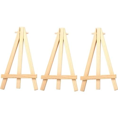 Mini 6 Inch Tall Wooden Easels Artistic Projects Photo Name Menu Holder Table Reservations Festive Xmas Placeholder