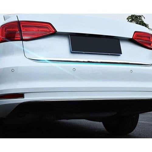 For Citroen Elysee C-Elysee accessories Stainless Steel Rear Tailgate Trunk Lid Cover Trim 2014 2015 2016 car styling