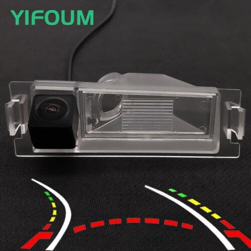 AHD Fisheye Dynamic Trajectory Car Rear View Wireless Camera For Kia Shuma Forte Cerato Pro Ceed GT Koup Coupe 2009-2019