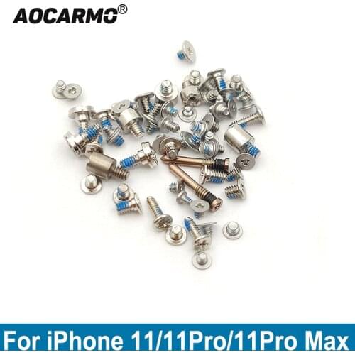 Aocarmo Inside Motherboard Frame Bolts Full Set Screw Screws For iPhone 11 / 11Pro /11 Pro Max Replacement