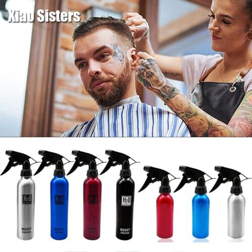 200ml/300ml Salon Barber Spray Bottle Aluminum Refillable Spray Bottles Hairdressing Water Sprayer Hair Styling Tools