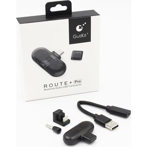 GuliKit Route+ Pro 3.5mm Audio Voice Chat Receiver Bluetooch Wireless USB Transmitter Transceiver for Nintend Switch Console PC