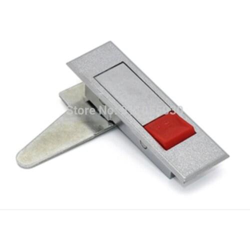 MS603 Red Silver Push Button Cabinet cam lock Panel Lock Push to open Electric Cabinet Tool box fire box tin cabinet Lock