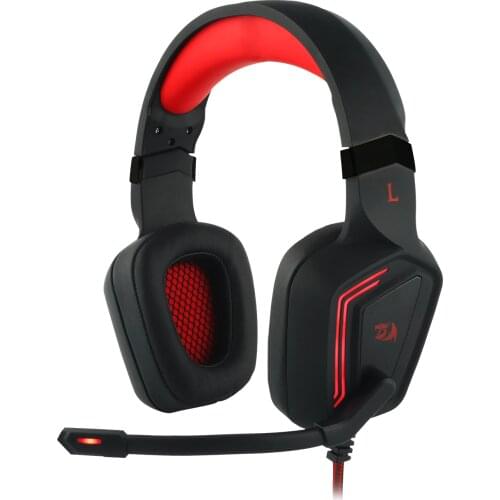 Redragon H310 MUSES Wired Gaming Headset, 7.1 Surround-Sound Swiveling Noise Cancellation Microphone Compatible PC PS4/3 NS