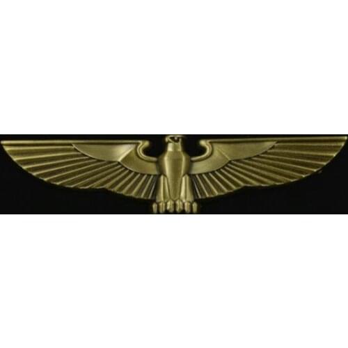 Luxury Motorcycle Club Badge Eagle Wing Biker Brooches For clothes Hat Bag Metal Collar Pin Brooch With Gift Box