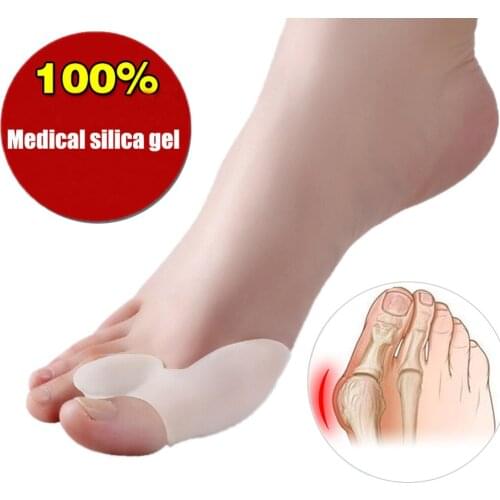 Gel Silicone Bunion Corrector Big Bone Toe Separators Straightener Spreader Foot Care Tool Hallux orthopedic