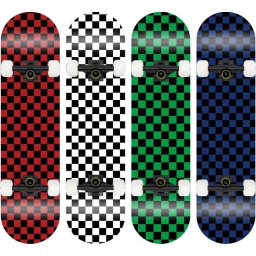 Skateboard 80CM Four-Wheel ABEC - 7 Double Snubby Maple Skateboard Thermal Transfer Printing Pattern High Speed Drift Skateboard