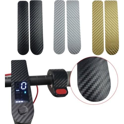 2pcs Carbon Waterproof Scooter Sticker Display Control Panel Sticker For Xiaomi M365 Pro General Electric Scooter Parts Sticker