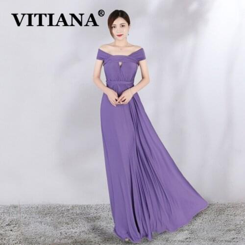 VITIANA Solid Summer Dresses