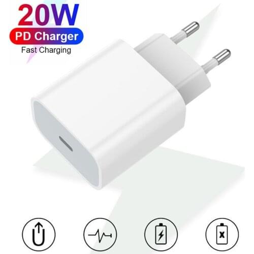 For Apple PD 3.0 Charger QC 4.0 USB Type C Quick Charge For iPhone 12 11 Xs X 8 Fast Charging Power Type-C Huawei Xiaomi Samsung