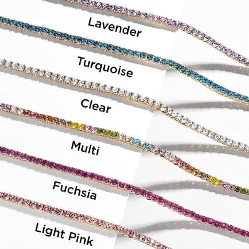 Cubic Zirconia Crystal Tennis Bracelet for Women Men Bling Iced Out Bracelet Homme Wedding Jewelry Hip Pop Accessories Gift