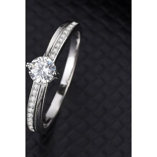 S925 Sterling Silver Ring Female Europe And The United States Simple Fashion Popular Female Hot Silver Jewelry
