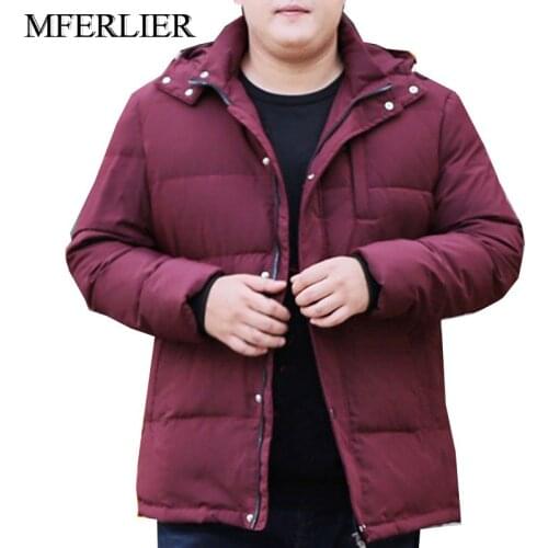 Winter Plus size down jackets 5XL 6XL 7XL 8XL 9XL 10XL Bust 170cm warm down coat for cold weather wear