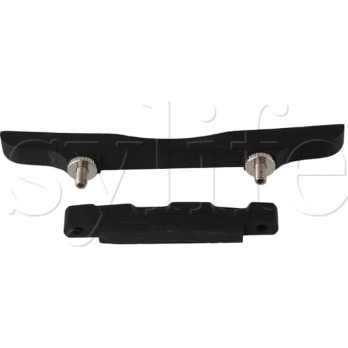 1 pcs 114 MM Rosewood Mandolin Bridge Height adjustable with Silver Screw