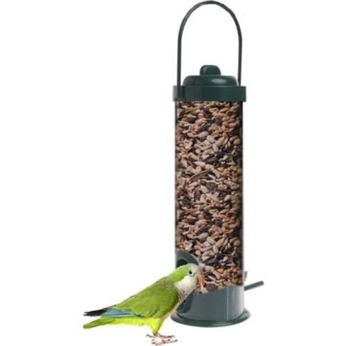 1PC Bird Feeders Feed Station Hanging Feeder Bird Water Drinker Feeder Waterer With Clip Pet Bird Supplies For Parrots