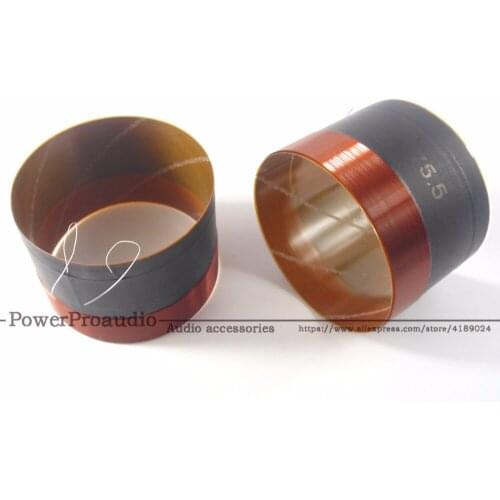 2PCS 75.5mm Horn Speaker Bass Voice Coil Woofer Sound Driver