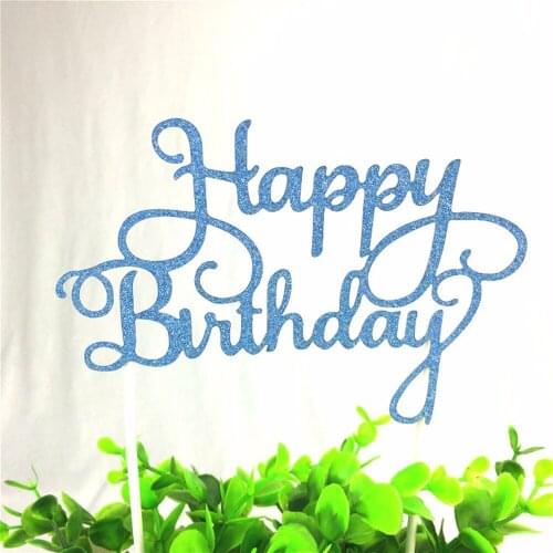 Birthday Cake Flags Creative Cake Accessory Home Family Birthday Party Cake Baking Decoration Supplies Childrens 3PCS