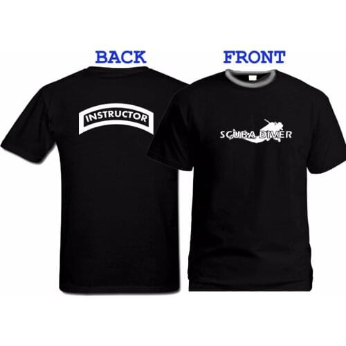 Scuba Diver Instructor Diving 100% Cotton Black shubuzhi Brand New Men Clothing Fashion MenS T Shirts Design T Shirt