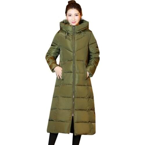 B2934 2020 new autumn winter women pure color fashion thickening big size cotton-padded clothes coat cheap wholesale
