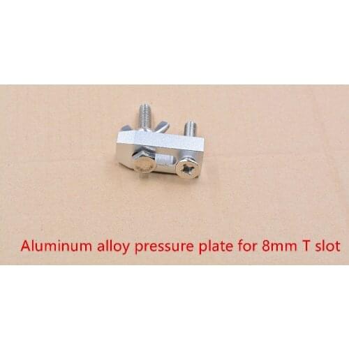 Engraving machine aluminum alloy pressure plate CNC T slot for 8mm profile 1set