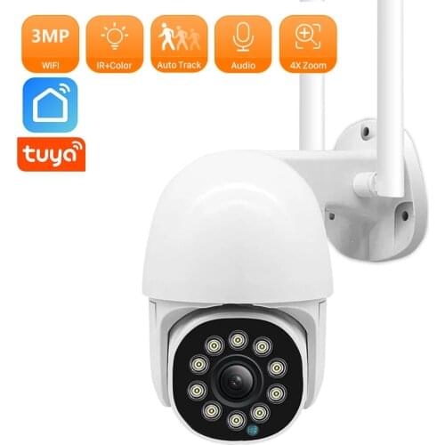 ANBIUX 3MP Tuya IP camera 2MP Auto Tracking Motion Detection Alarm CCTV Camera External Waterproof Wifi Security Cam Smart Life