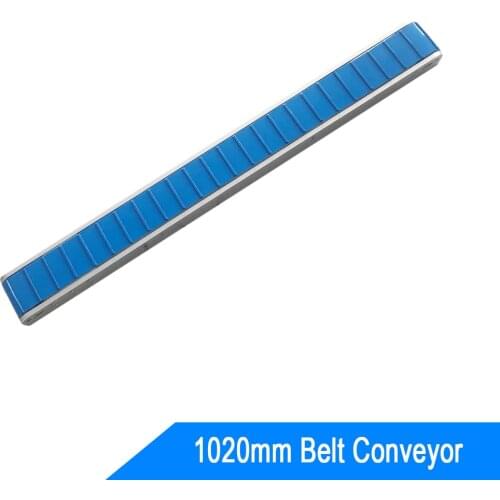 Conveyor Machine with Aluminum Alloy Frame DC Motor Inside Length 1020mm Linear Speed 100mm/s Automatic Conveyor Roller